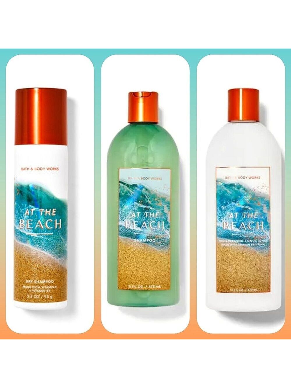 AT THE BEACH SHAMPOO, DRY SHAMPOO, & CONDITIONER by Bath and Body Works